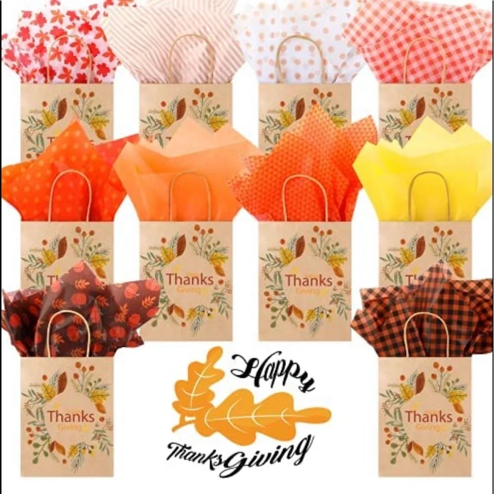 🍁100 sheets of Designer tissue 🍁14 x 20 inch